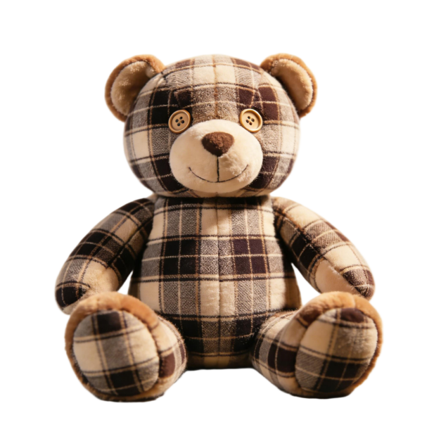 Plaid Pattern Teddy Bear Plush